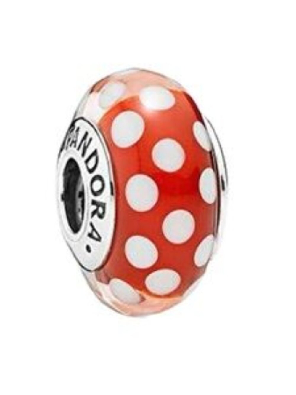 Authentic Pandora Disney Minnie's Signature Look Murano Glass Charm - NWOT